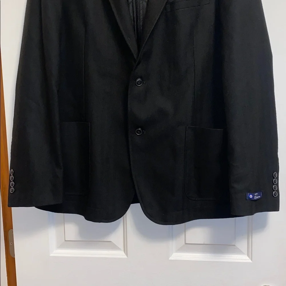 Ben Sherman Black Blazer w/ Removable Quilted Liner Jacket XL NWT